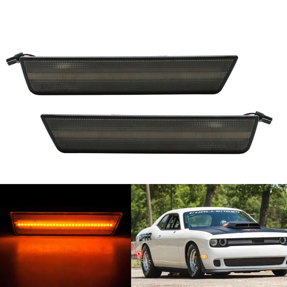 HRS 2008-14 Dodge Challenger LED Side Reflectors - Marker Lights