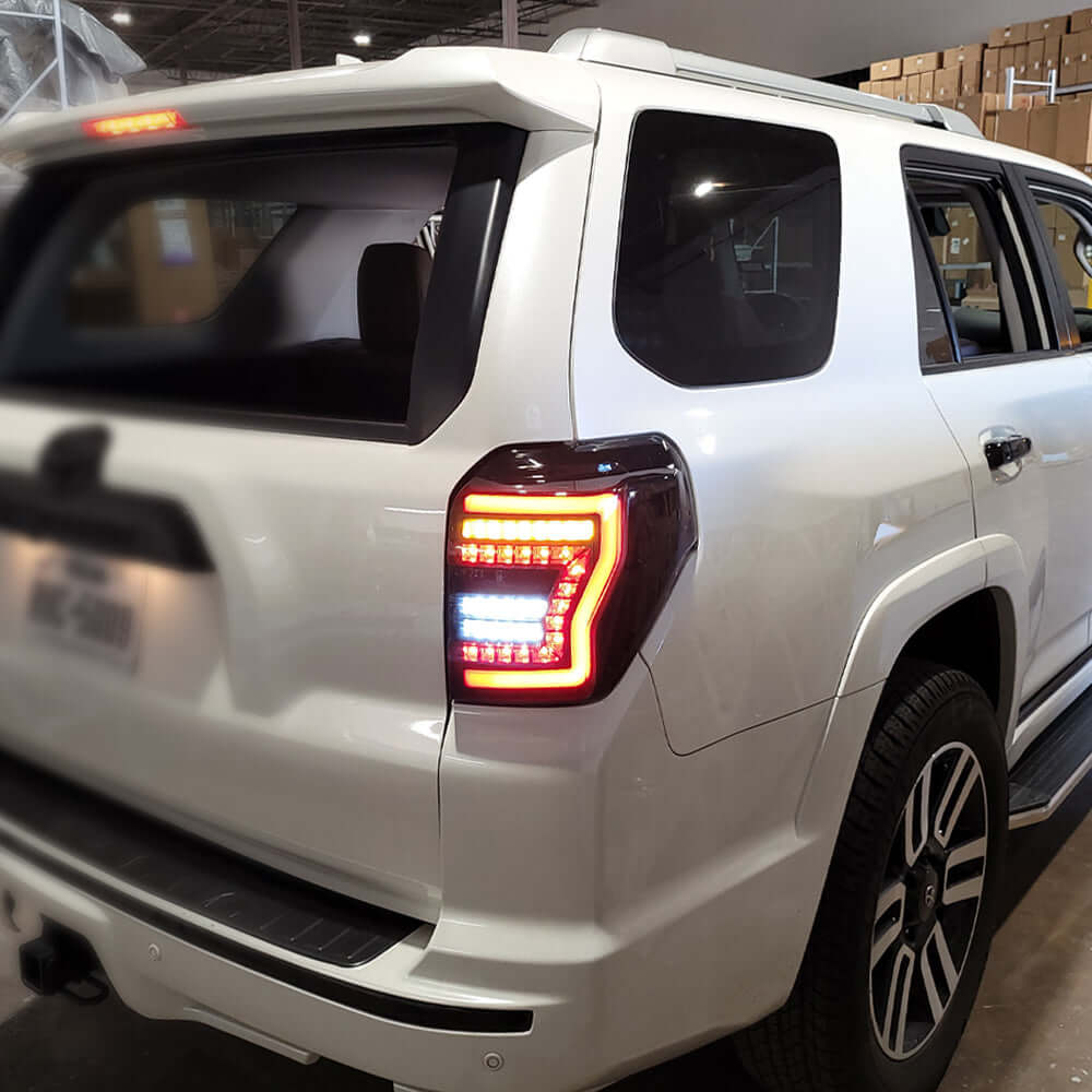 HRS 2014-21 Toyota 4Runner LED Tail Lights - Smoke - V1