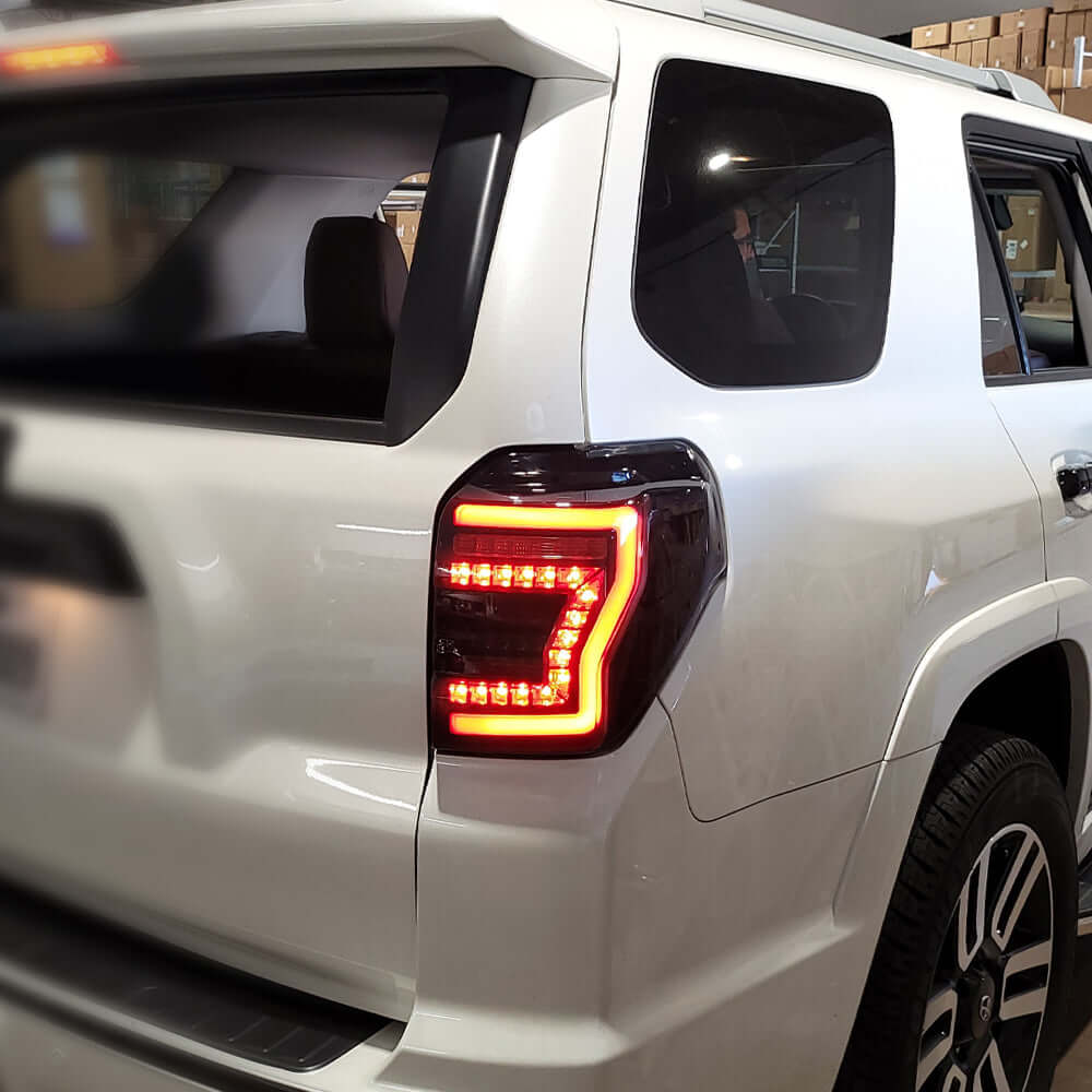 HRS 2014-21 Toyota 4Runner LED Tail Lights - Smoke - V1