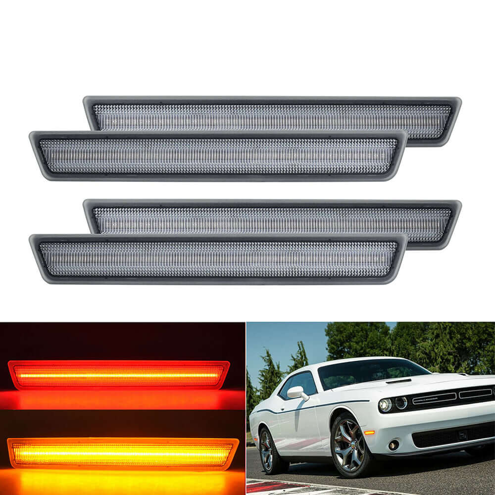 HRS 2015-20 Dodge Challenger LED Side Reflectors - Marker Lights