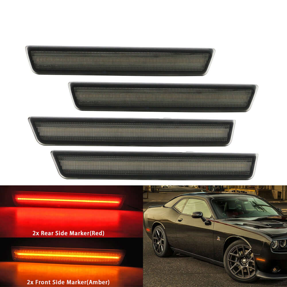 HRS 2015-20 Dodge Challenger LED Side Reflectors - Marker Lights