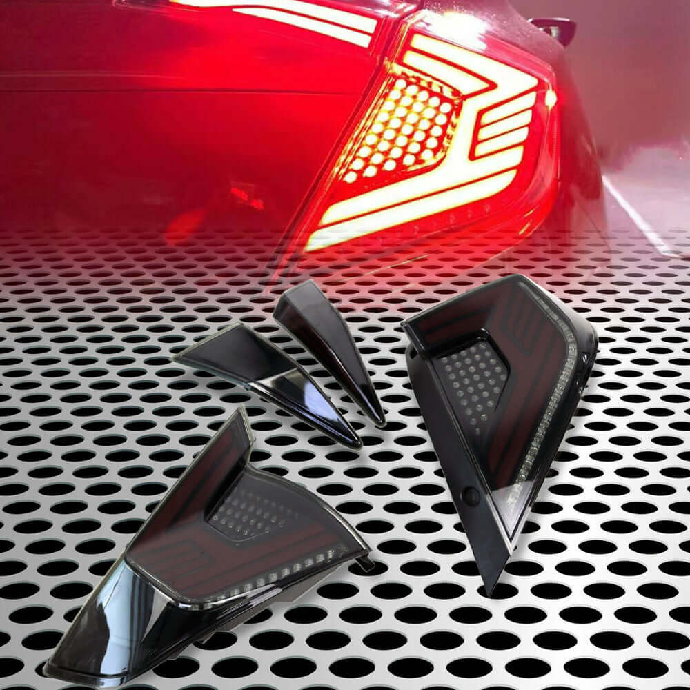 
                      
                        HRS 2016-20 Honda Civic 10th Gen Sedan LED Tail Lights V4
                      
                    