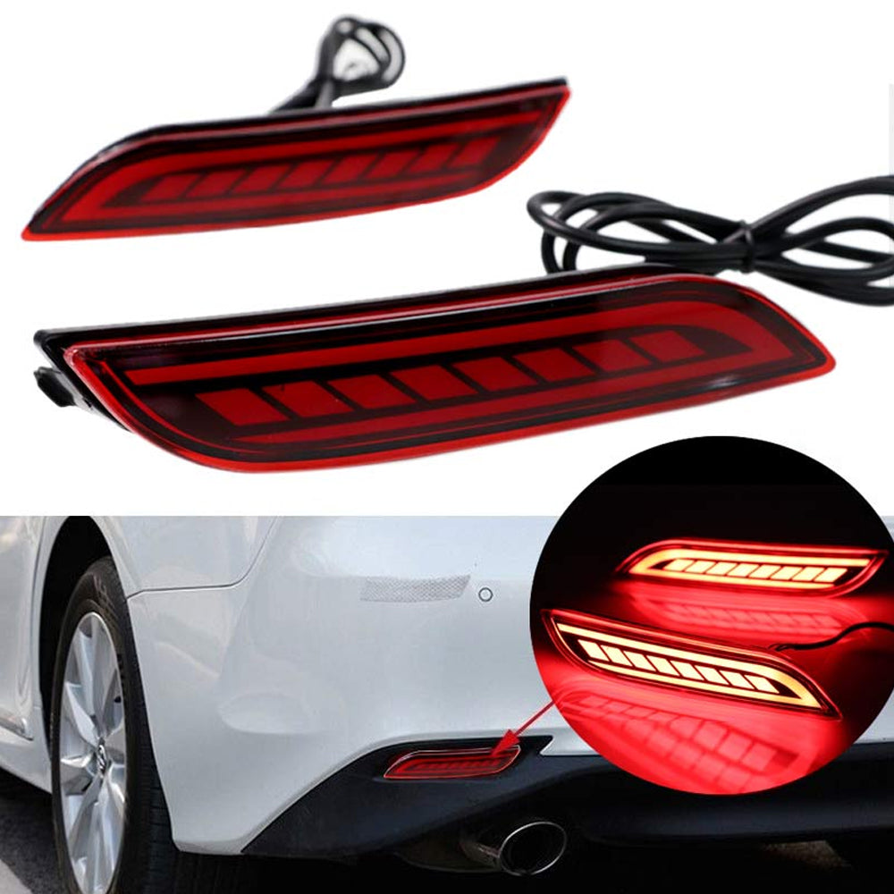 HRS 2018-24 Toyota Camry Rear Bumper LED Reflectors - V2