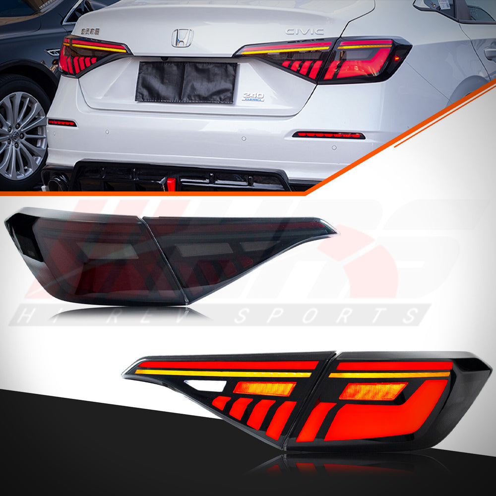 
                      
                        HRS 2022-25 Honda Civic 11th Gen Sedan LED Tail Lights - V2
                      
                    