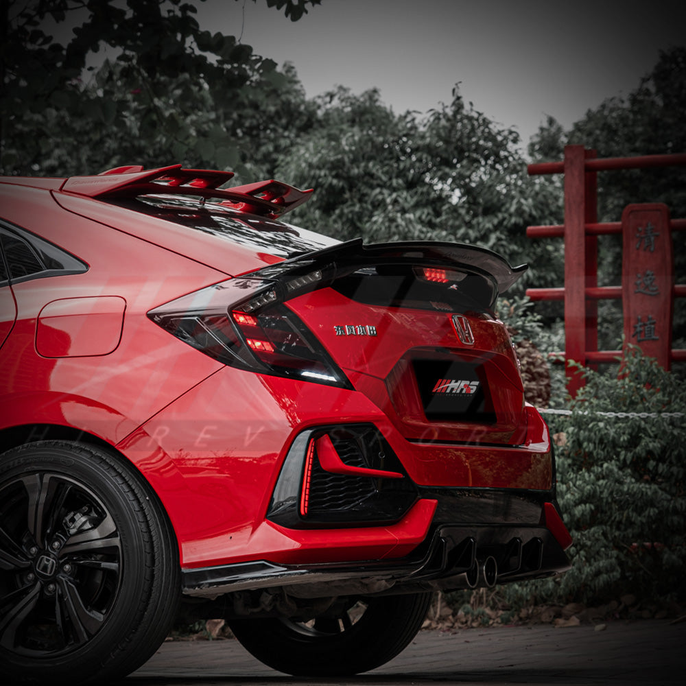 HRS 2017-20 Honda Civic 10th Gen Hatchback FK7-FK8 Hatch Spoiler - V3