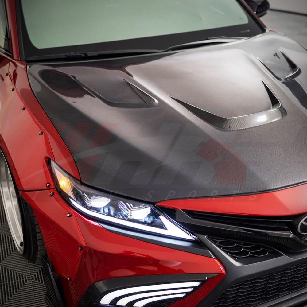 
                      
                        HRS 2018-24 Toyota Camry Carbon Fiber Hood Sema Style
                      
                    