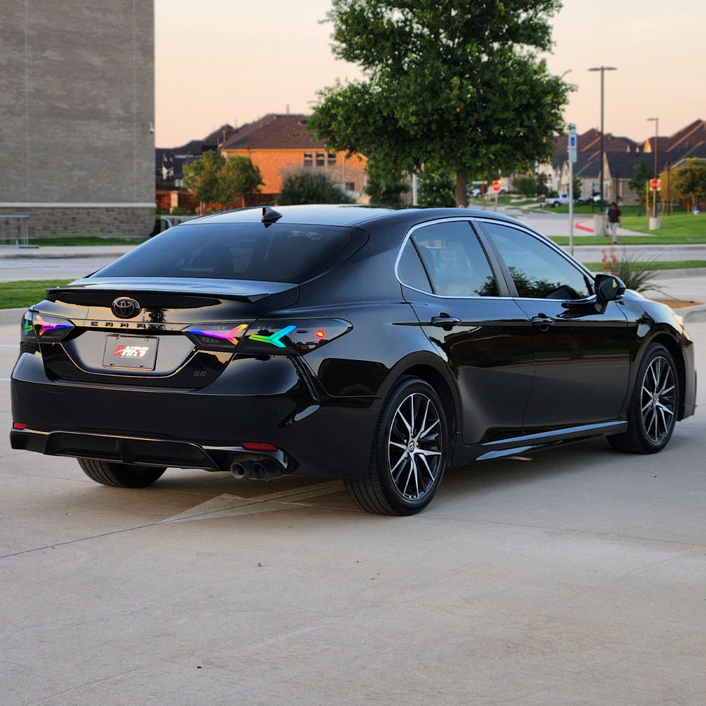 
                      
                        HRS 2018-24 Toyota Camry Aero Style LED Tail Lights - RGB
                      
                    