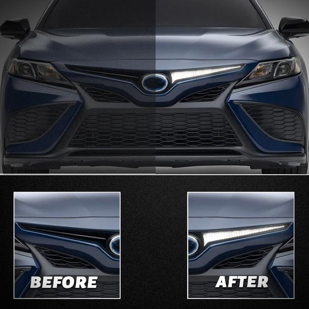 HRS 2018-24 Toyota Camry Front Grille LED Lights