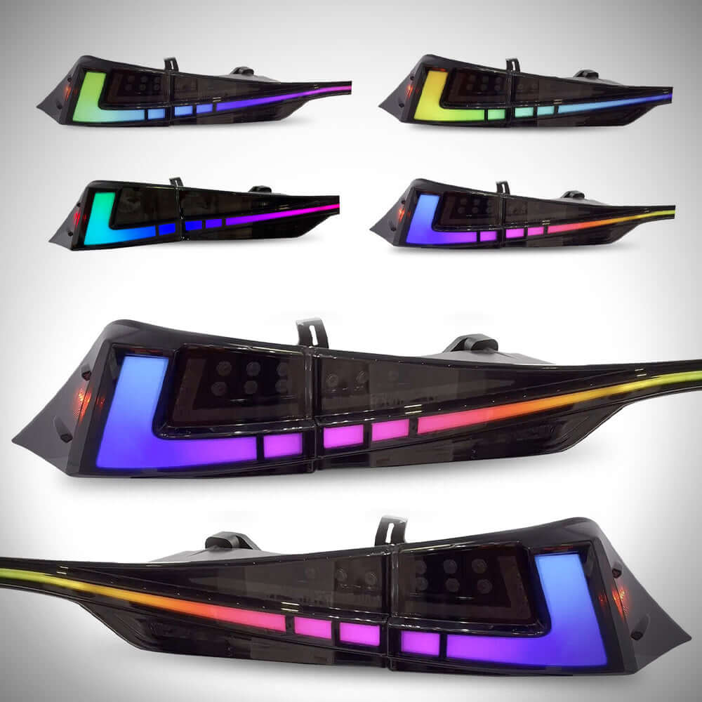 HRS - 2014-20 Lexus IS Series LED Tail Lights RGB - V1